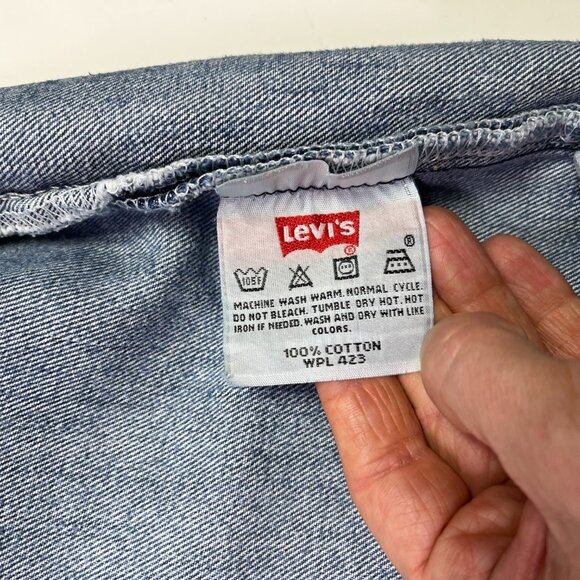 Levi's Men's 501 Blue Jeans Meas. 35x28.5" Button-Fly 100% Cotton Made in Mexico - Picture 6 of 16